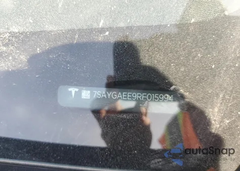 2024 Tesla Model Y из США, поврежденный, VIN 7SAYGAEE9RF015994